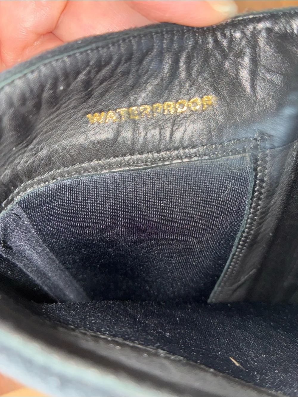 Cole Haan Nike Air waterproof black boot Size 9.5